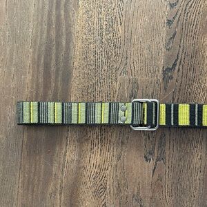 21MEN Striped Fabric Belt Men’s L/XL